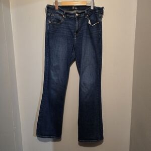 GAP Women's Dark Blue Baby Boot Jeans Like New Size 14